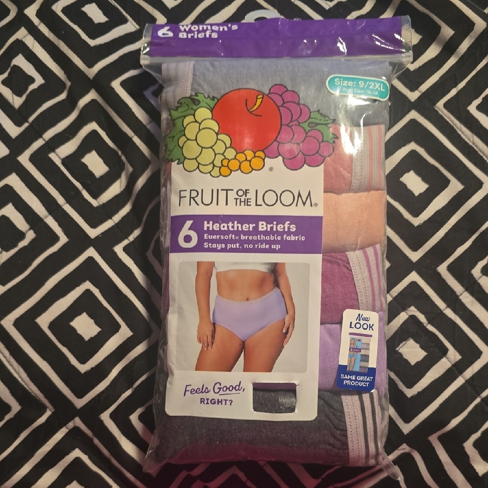 Fruit of the Loom Women's Heather Briefs - Assorted Colors